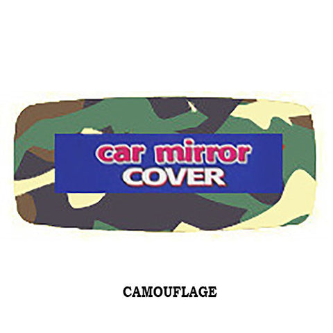 Fuzzy Rearview Mirror Cover - Camo