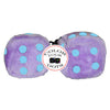 4 Inch Lavender Purple Fluffy Dice